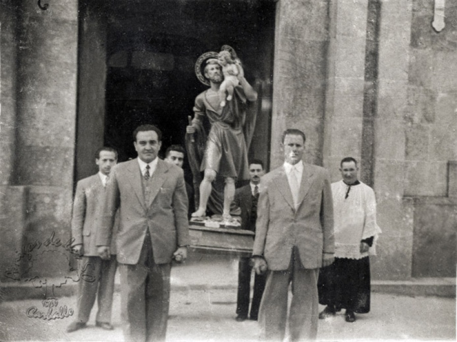 1957 - La procesin de San Cristbal